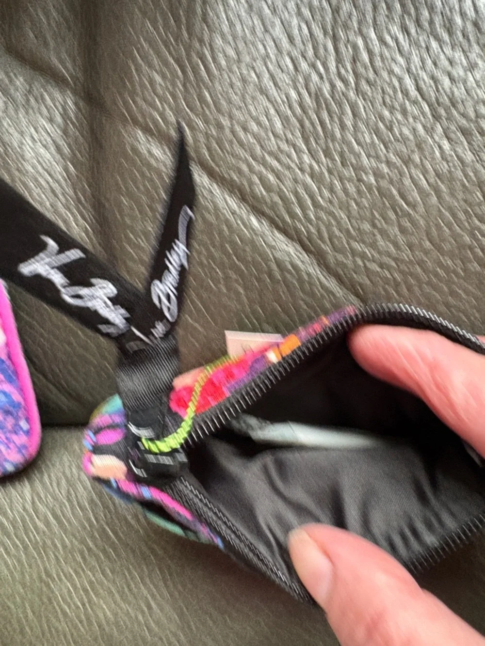 Vera Bradley set of two zip coin purses in multi floral prints